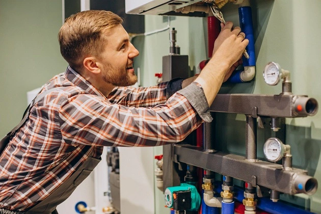 heater instalation appliance